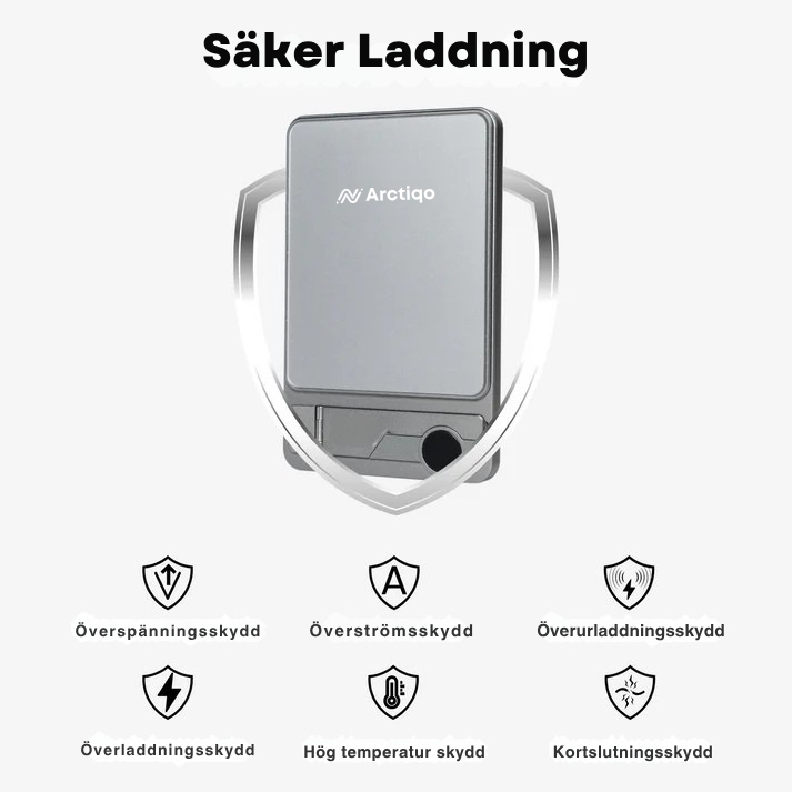 ScandiCharge – Magnetisk Powerbank med Överhettningsskydd