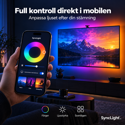 Arctiqo SyncLight™ – Kamerastyrd TV-belysning